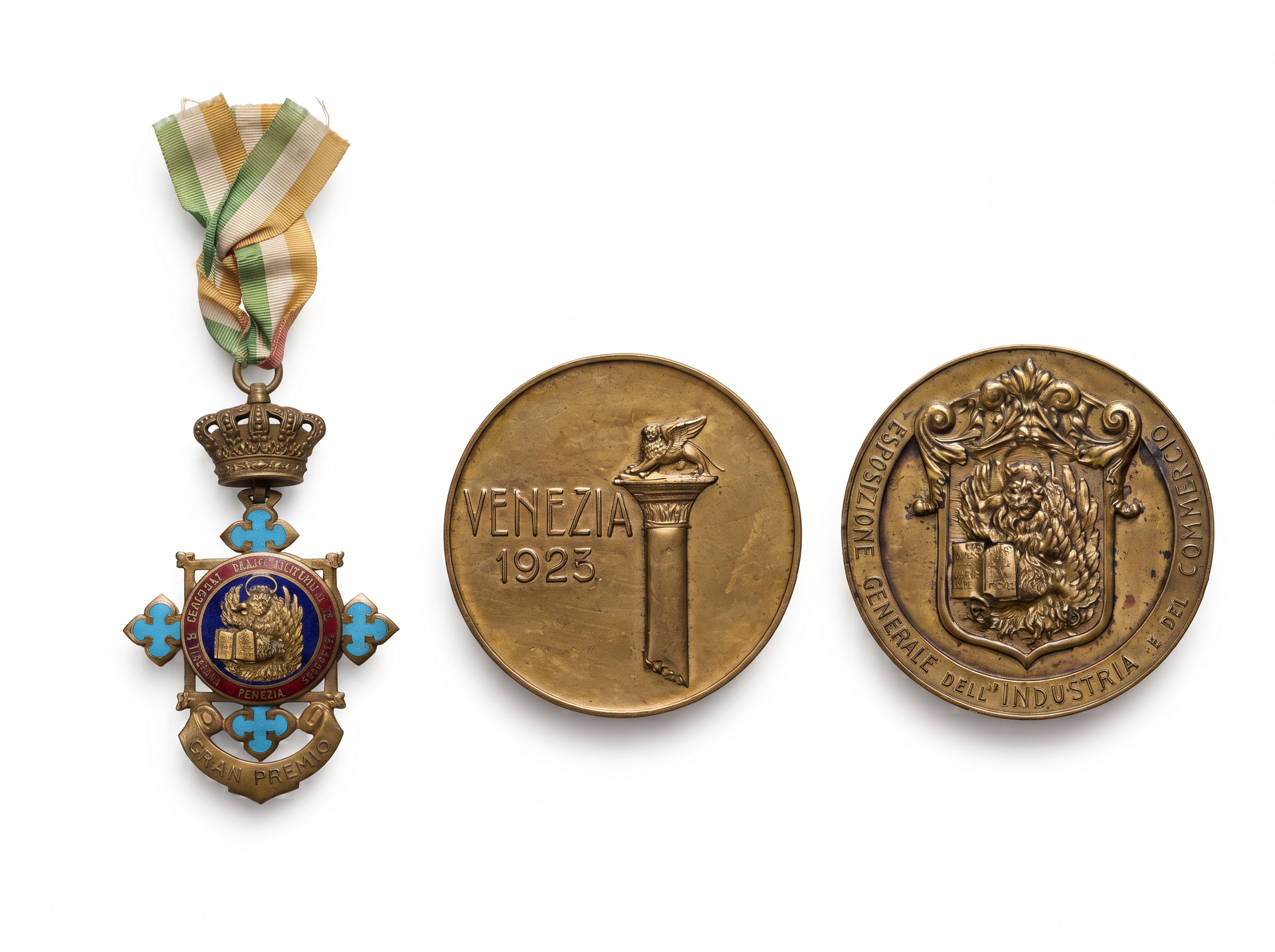 Medallas del reconocimiento de Venecia