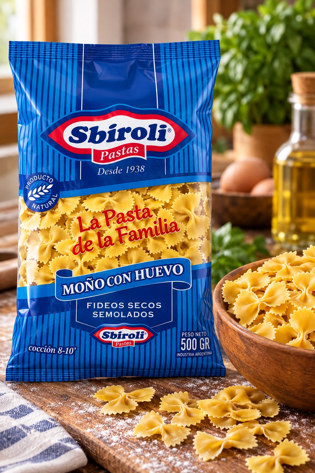 Envase de Moño con huevo