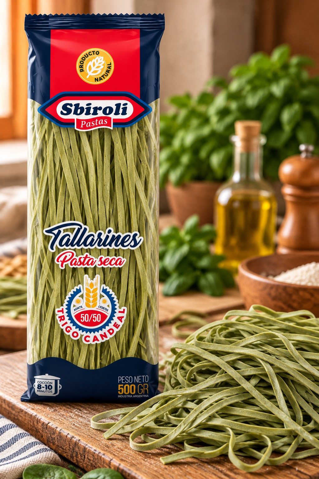 Envase de Tallarín verde